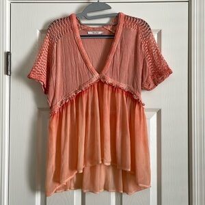3 for $15 Miss Me Orange Tie Dye Top